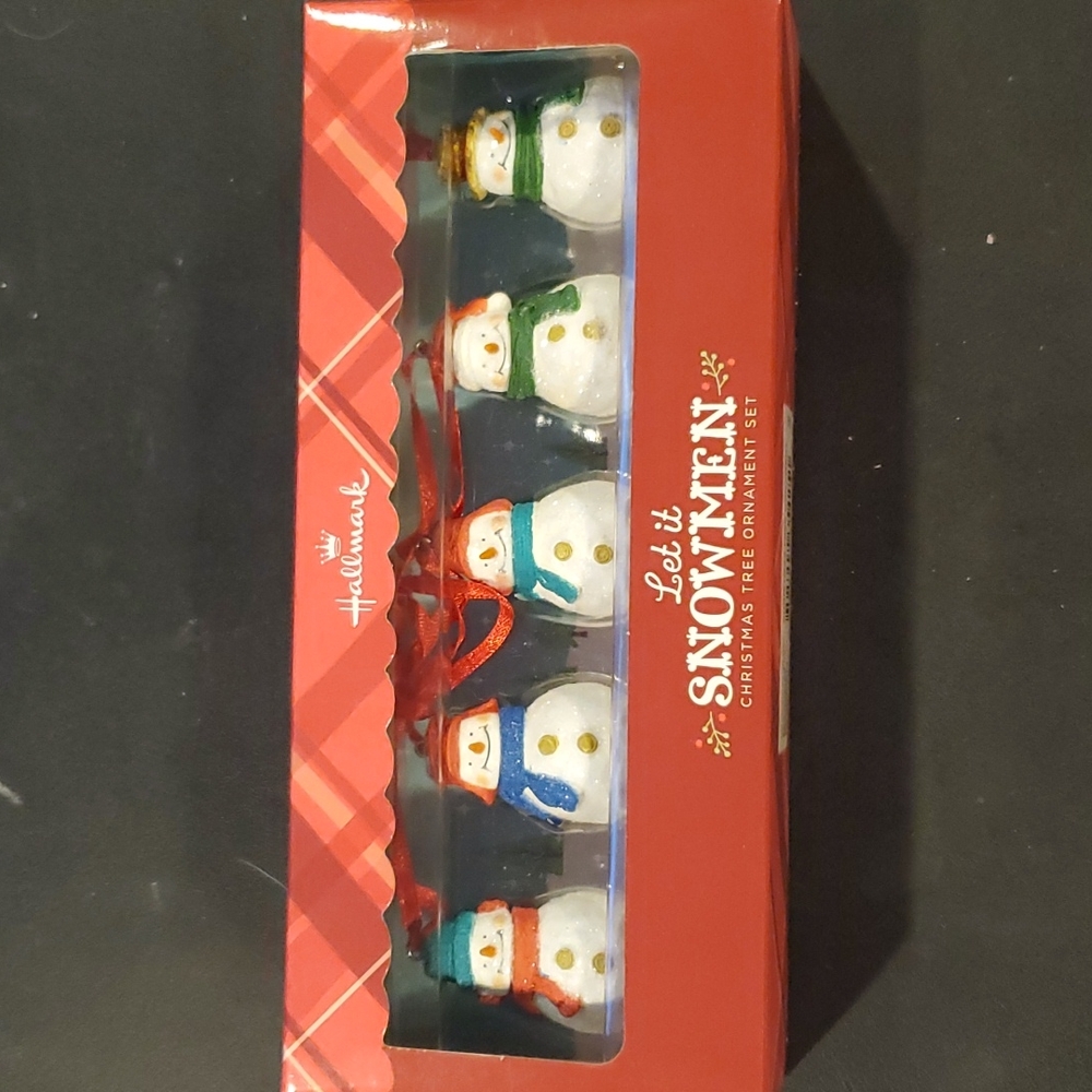 Snowmen Ornament set